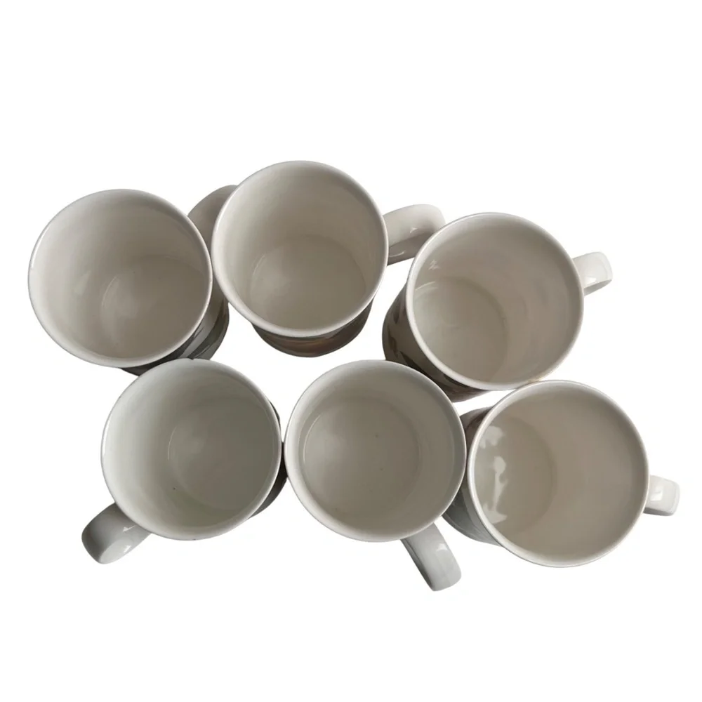 Set of 6 Dunoon Fruit Blenheim Mugs Bone China England